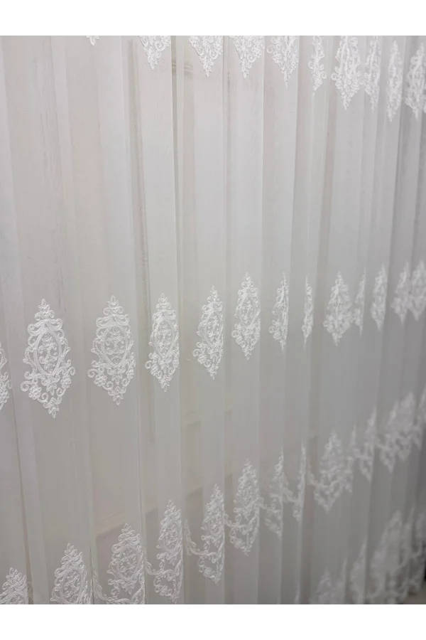 NİVEMESHOME HARE 1/3 PİLELİ TÜL PERDE APM