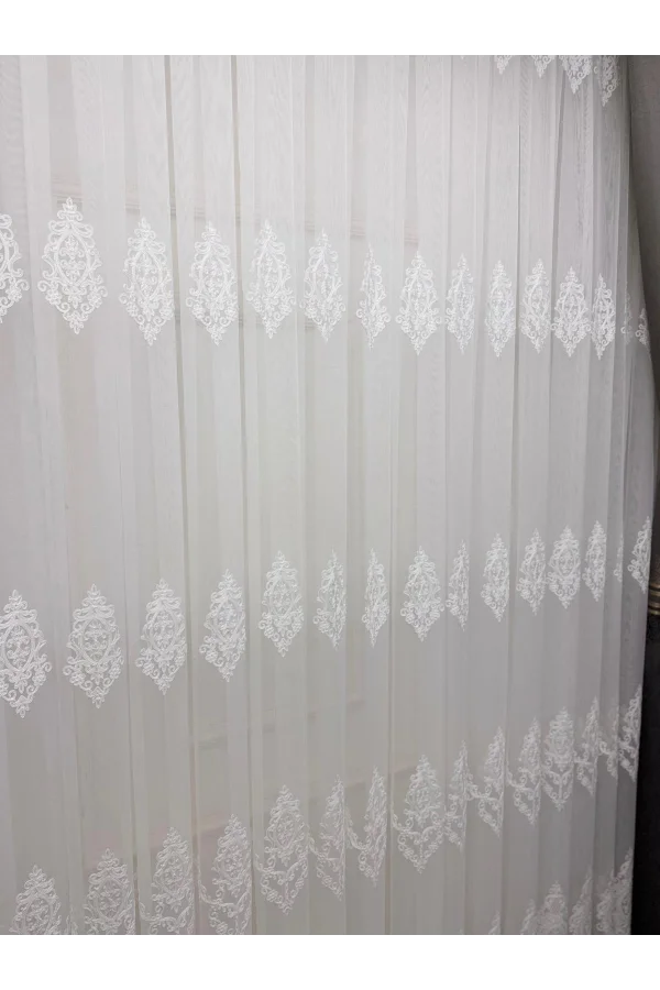 NİVEMESHOME HARE 1/3 PİLELİ TÜL PERDE APM