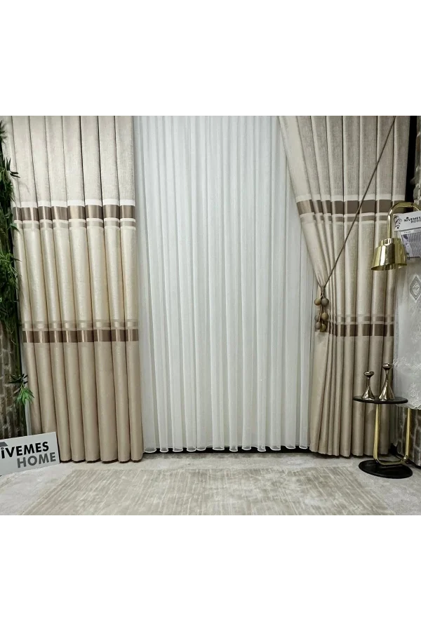 NİVEMESHOME TRAUM LEBEN SIMENA V-115 1/3 DICK PLEATED VORHANG APM