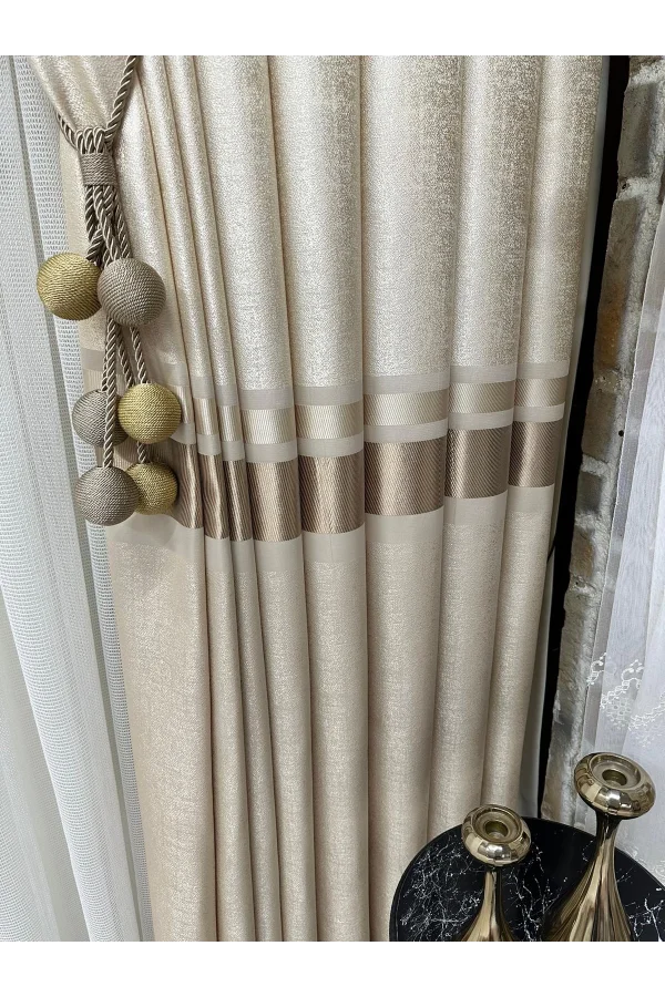 NİVEMESHOME TRAUM LEBEN SIMENA V-115 1/3 DICK PLEATED VORHANG APM