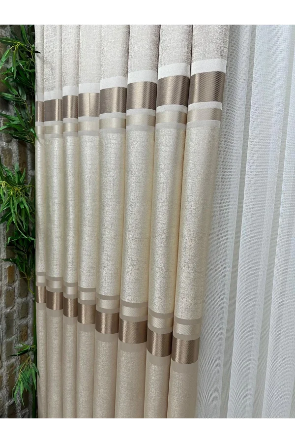 NİVEMESHOME TRAUM LEBEN SIMENA V-115 1/3 DICK PLEATED VORHANG APM