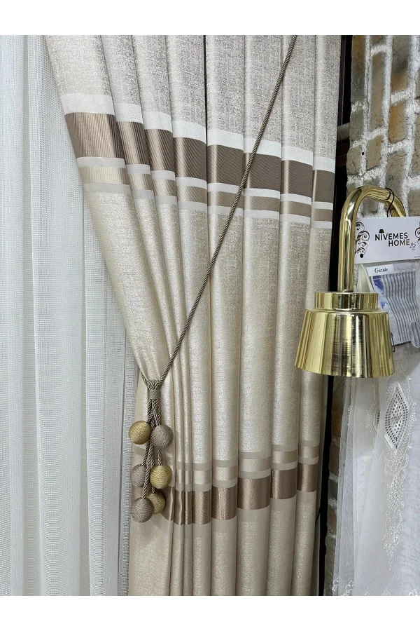 NİVEMESHOME TRAUM LEBEN SIMENA V-115 1/3 DICK PLEATED VORHANG APM