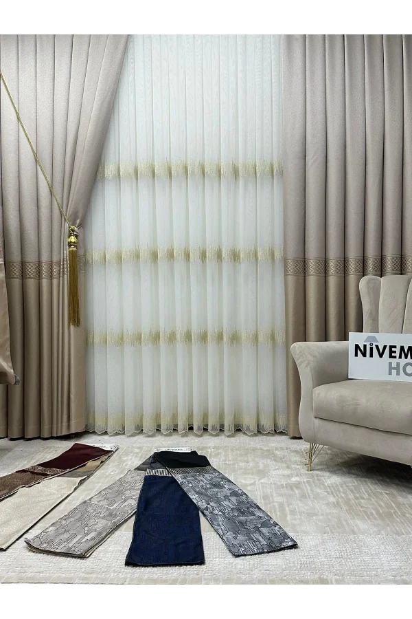 NİVEMESHOME HAYALLIFE ANTAKYA V-5201 1/3 PIEGHEVOLE TESSUTO SCHERMO APM