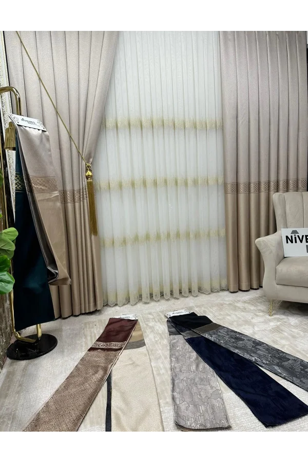 NİVEMESHOME HAYALLIFE ANTAKYA V-5201 1/3 PIEGHEVOLE TESSUTO SCHERMO APM