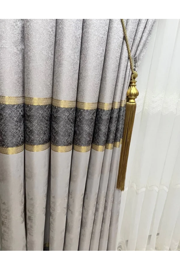 NİVEMESHOME HAYALLIFE PALMIRA V-2002 1/3 DICKES GESTAPELTES VORHANG