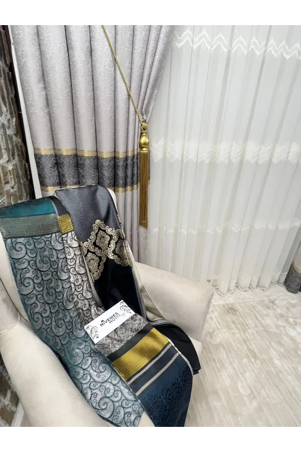 NİVEMESHOME HAYALLIFE PALMIRA V-2002 1/3 DICKES GESTAPELTES VORHANG