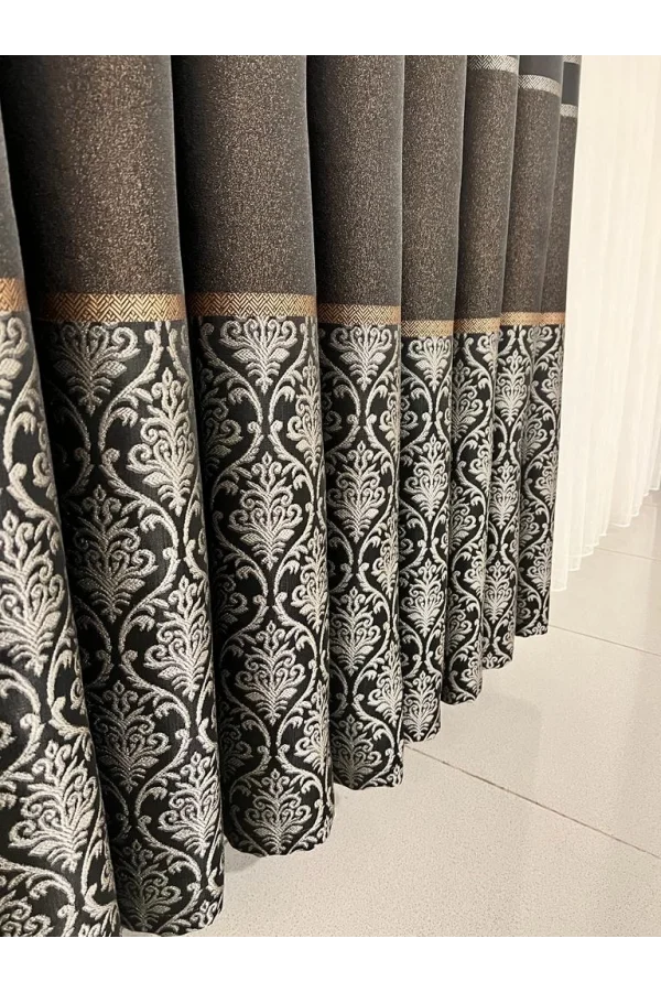 NİVEMESHOME HAYALLIFE ROSALES V-902 1/3 DICKER FENSTERVORHANG