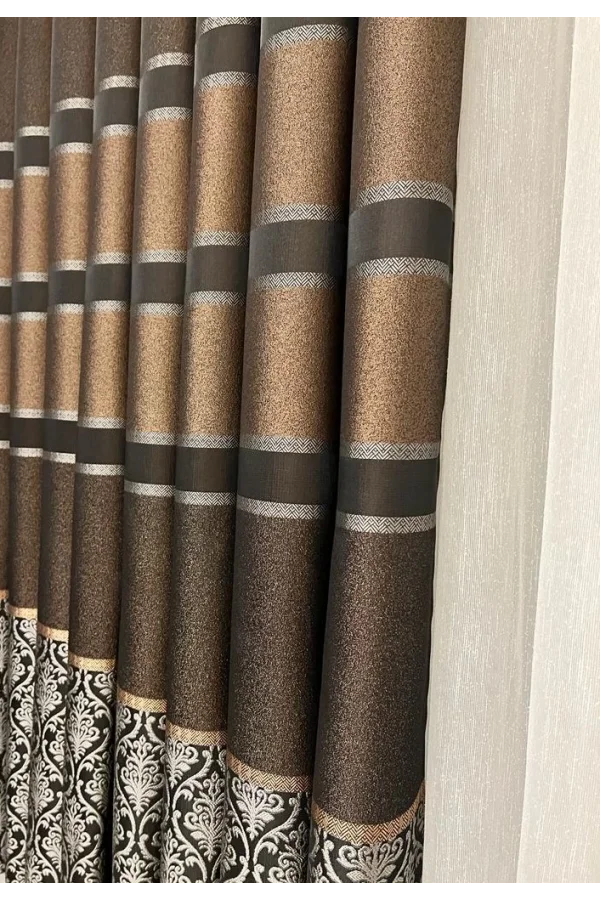 NİVEMESHOME HAYALLIFE ROSALES V-902 1/3 DICKER FENSTERVORHANG