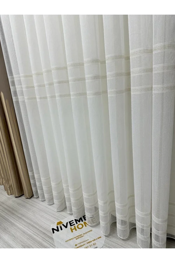 NİVEMESHOME HERCAİ ORO 1/3 TELA DE TULE APILADA