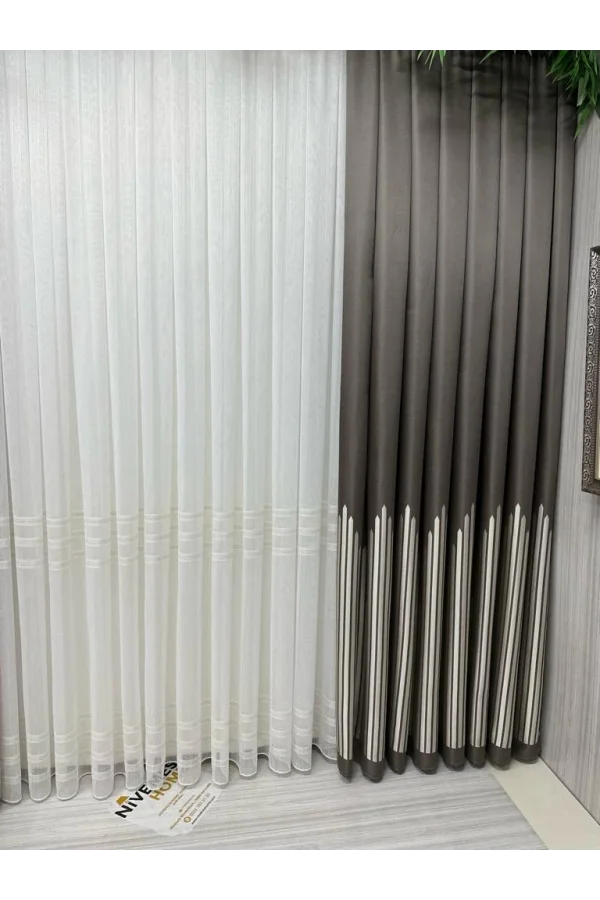 NİVEMESHOME HERCAİ ORO 1/3 TELA DE TULE APILADA