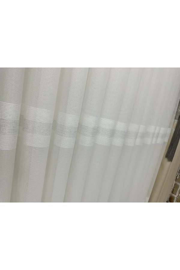 NİVEMESHOME HERCAİ HY019 PLISADO DE TUL PLATA 1/3 PMA