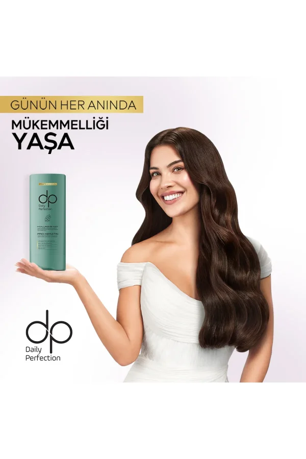 NİVEMESHOME ГИАЛУРОНОВАЯ КИСЛОТА ЕЖЕДНЕВНЫЙ СОВЕРШЕНСТВО СРЕДСТВО ДЛЯ ВОЛОС 350 МЛ DP