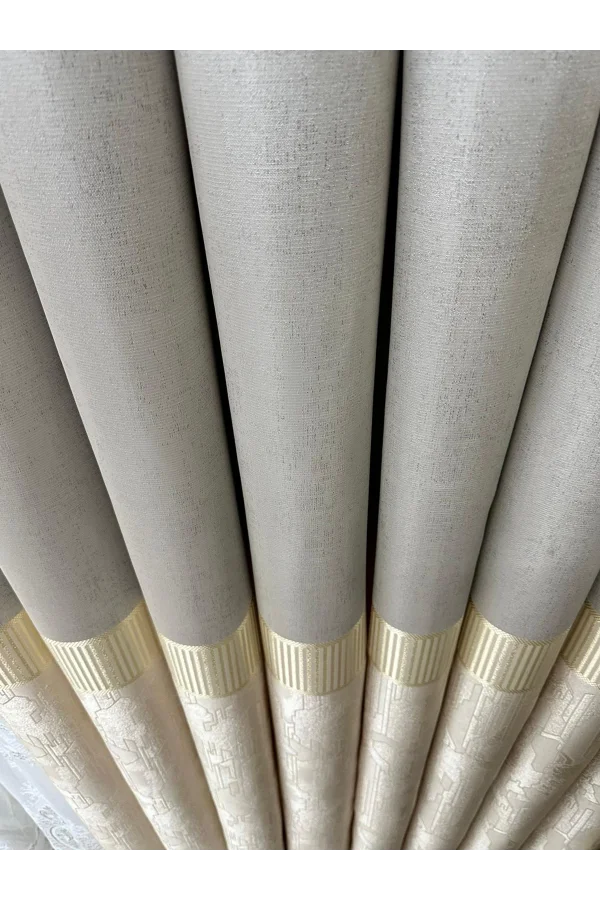 NİVEMESHOME İNCİ V-191 1/3 DİKLEŞTİRİLMİŞ PERDE KUMAŞI