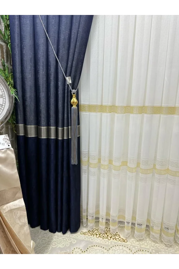 NİVEMESHOME ИНЦИ V-515 ЛАСУРНЫЙ ЗАНАВЕС 1/3 ПЛОТНО УКРЕПЛЕННЫЙ ЗАНАВЕС APM