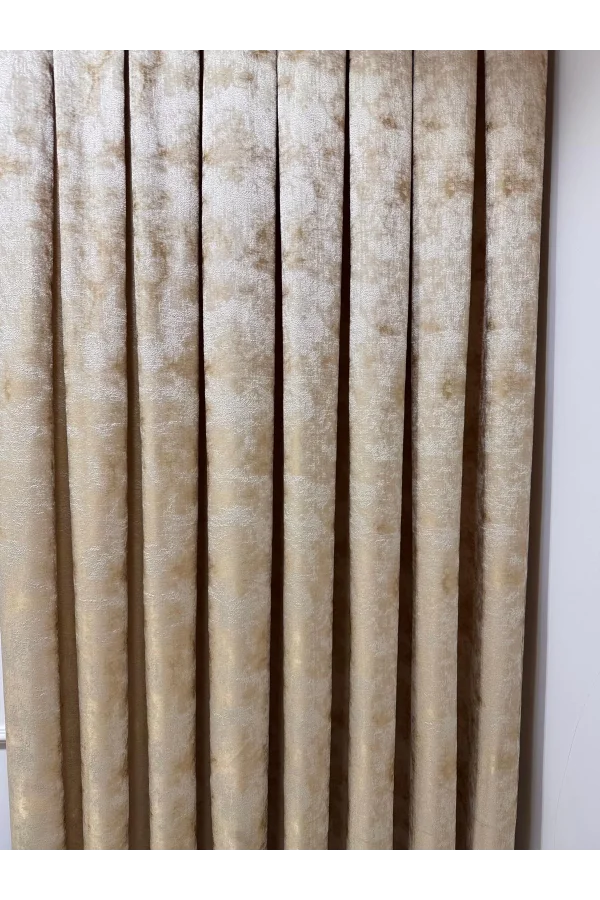 NİVEMESHOME ISTANBUL V-401 ЗОЛОТО 1/3 ЩЕЛКАЛЬНАЯ ТКАНАЯ ШТОРА APM