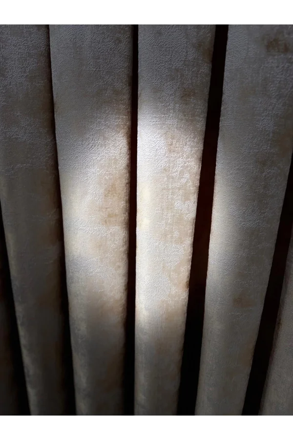 NİVEMESHOME ISTANBUL V-401 ЗОЛОТО 1/3 ЩЕЛКАЛЬНАЯ ТКАНАЯ ШТОРА APM