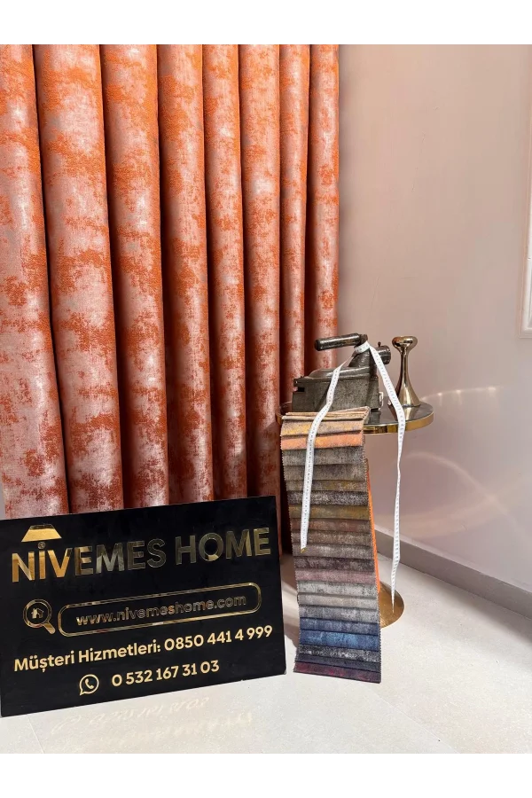 NİVEMESHOME ISTANBUL V-5204 1/3 DICHTEN STAPELVORHANG APM