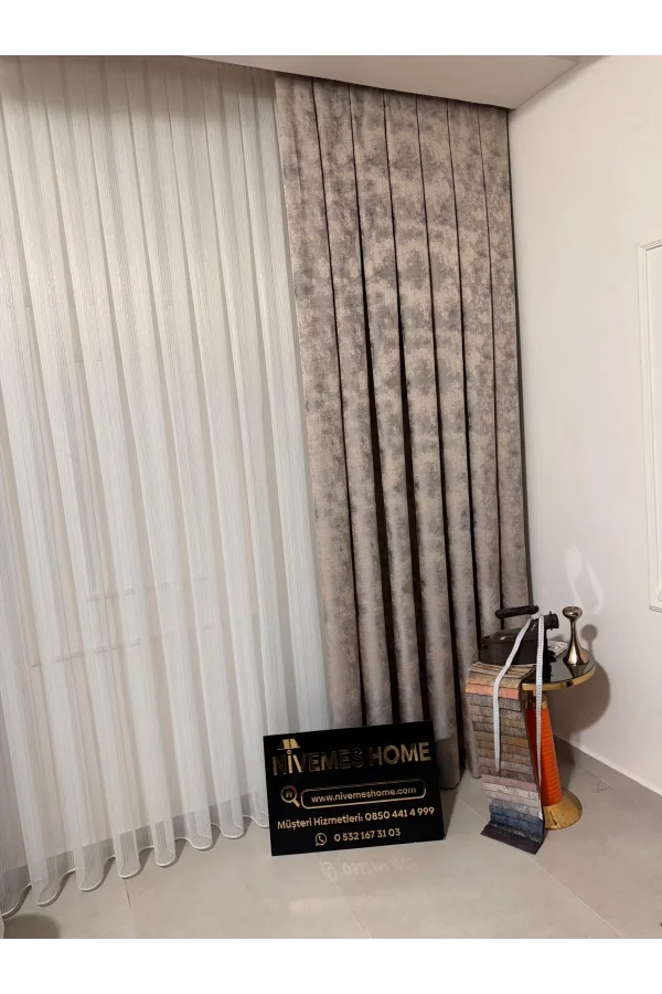 NİVEMESHOME ISTANBUL V-5304 1/3 TESSUTO A PANNELLI FIT PERDE APM