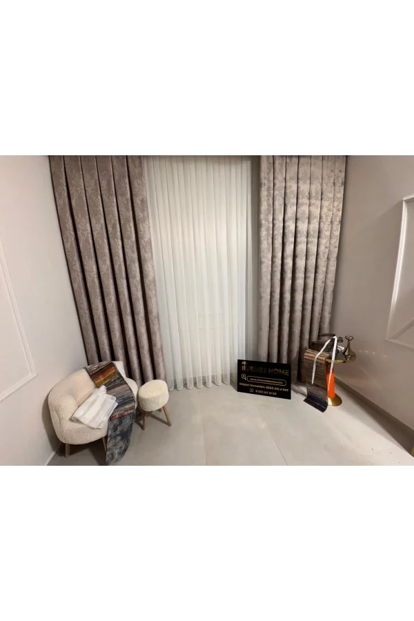 NİVEMESHOME ISTANBUL V-5304 1/3 TESSUTO A PANNELLI FIT PERDE APM