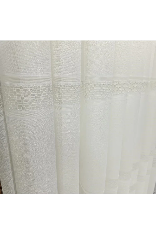 NİVEMESHOME JEWEL 1/3 SIK PİLELİ TÜL PERDE APM