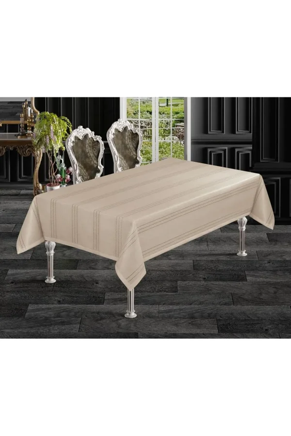 NIVEMESHOME КОВРИК ДЛЯ СТОЛА COLBER 160*220 КОФЕ