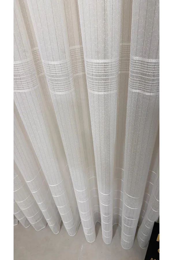 NİVEMESHOME KARAN GOLD 1/3 SIK PİLELİ TÜLL RANDEVO PERDE APM