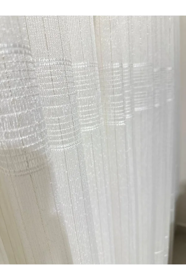 NİVEMESHOME KARAN GOLD 1/3 SIK PİLELİ TÜLL RANDEVO PERDE APM