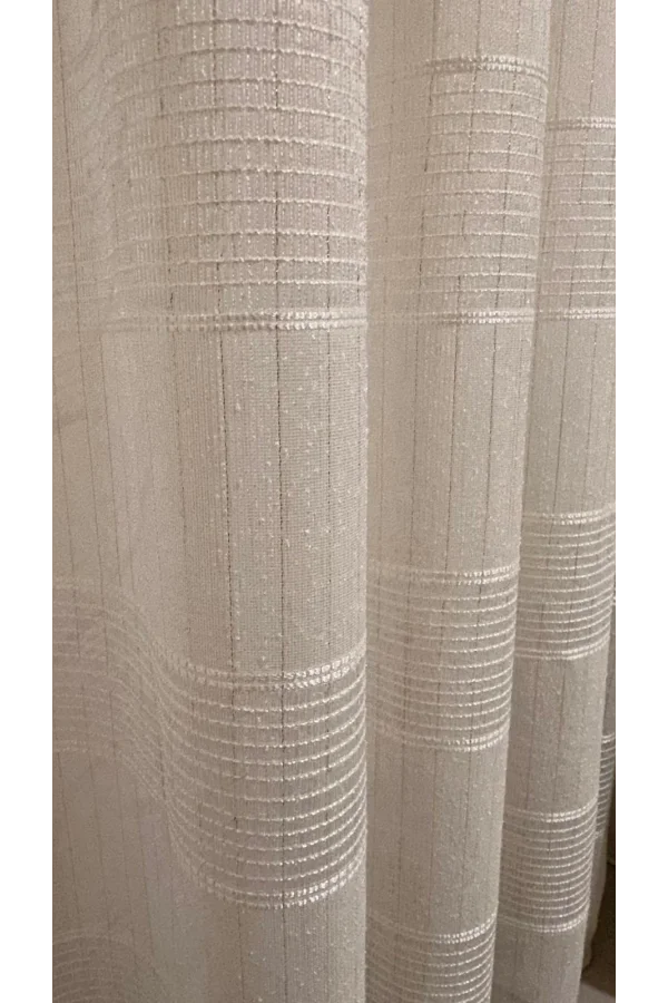 NİVEMESHOME KARAN GOLD 1/3 SIK PİLELİ TÜLL RANDEVO PERDE APM