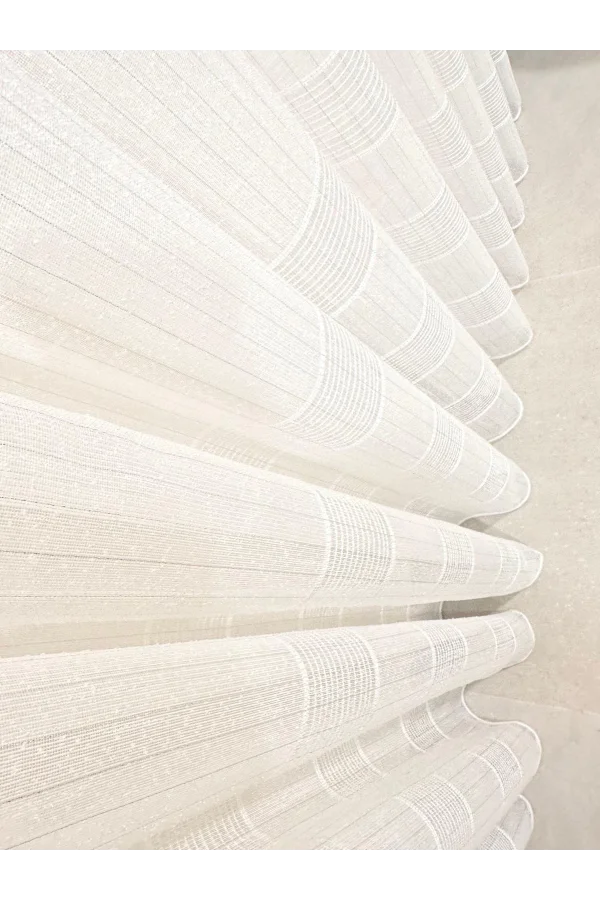 NİVEMESHOME KARAN SILBER 1/3 GEFALTETER TÜLL VORHANG APM