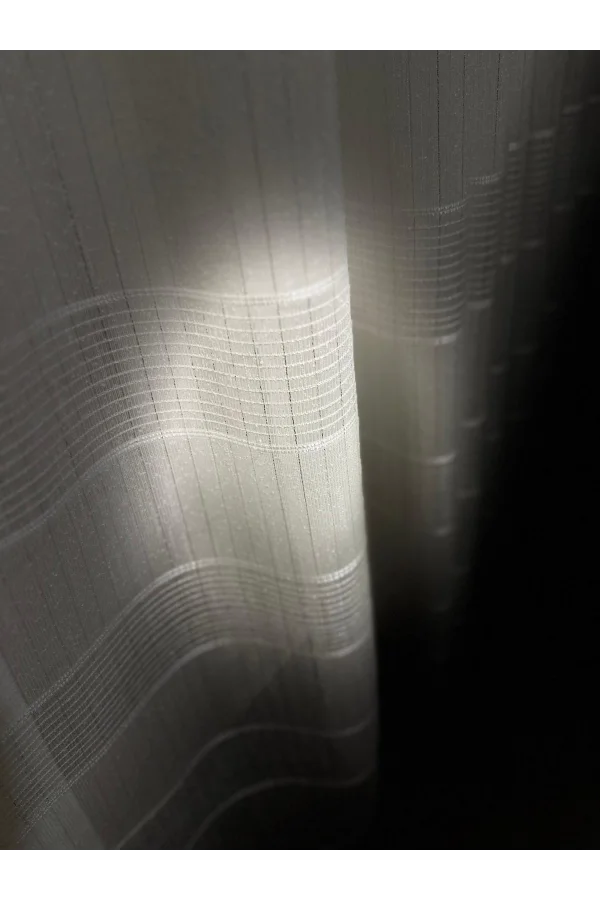 NİVEMESHOME KARAN SILBER 1/3 GEFALTETER TÜLL VORHANG APM