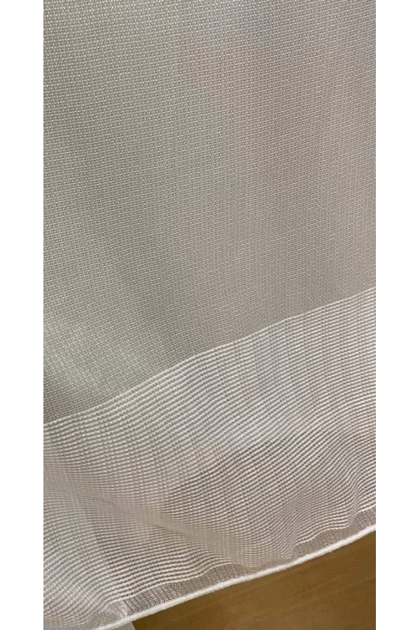 NİVEMESHOME KARE DESIGNS 1/3 DENSE PLEATED MODERN TÜL CURTAIN APM