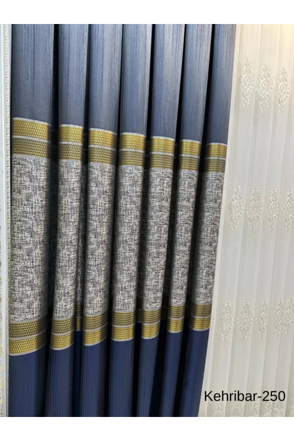 NİVEMESHOME BERNSTEIN FT614162 DUNKELBLAU V-250 1/3 DICHTE PILZIGE SCHATTENBANDBAPE