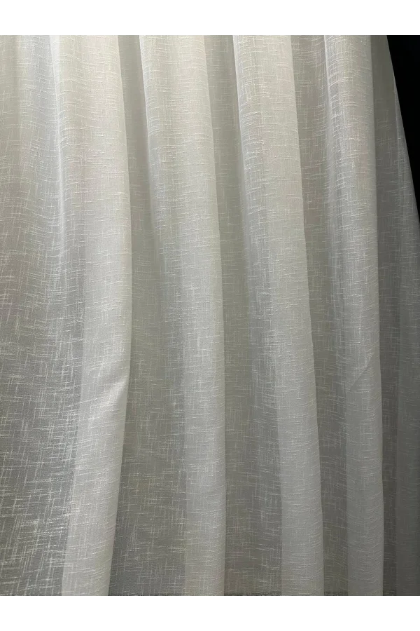 NİVEMESHOME LEINEN 1/3 DICHT GEPILETTES NEUE SAISON TÜLL VORHANG APM