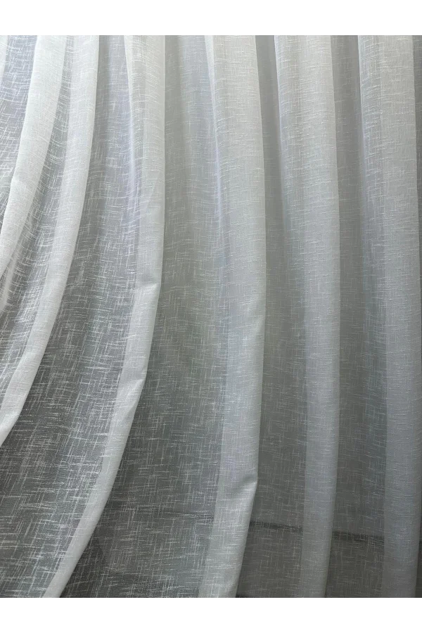 NİVEMESHOME LEINEN 1/3 DICHT GEPILETTES NEUE SAISON TÜLL VORHANG APM