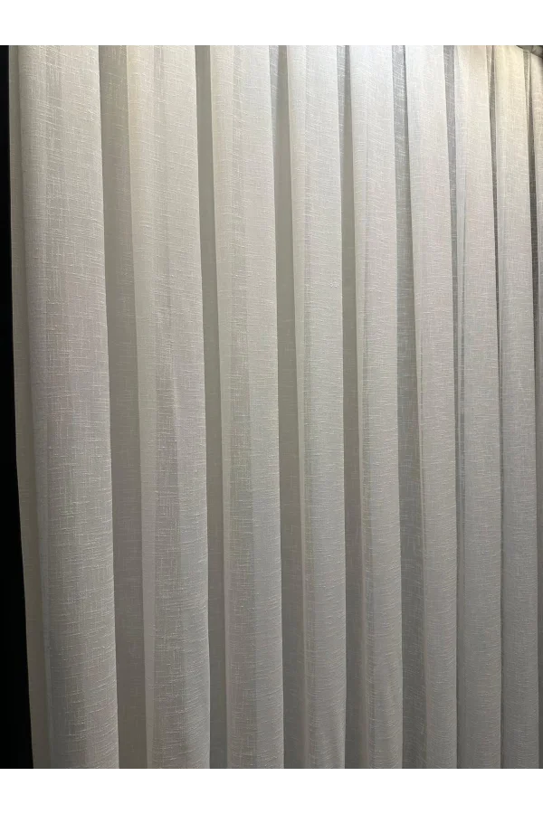 NİVEMESHOME LEINEN 1/3 DICHT GEPILETTES NEUE SAISON TÜLL VORHANG APM
