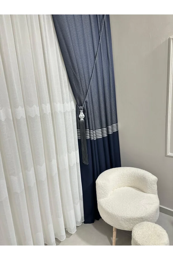 NİVEMESHOME LINO TENDA MIRÀ W011908.801 1/3 TÈLÀ A PIEGHE FOLTE APM