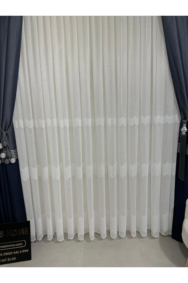 NİVEMESHOME LINO TENDA MIRÀ W011908.801 1/3 TÈLÀ A PIEGHE FOLTE APM