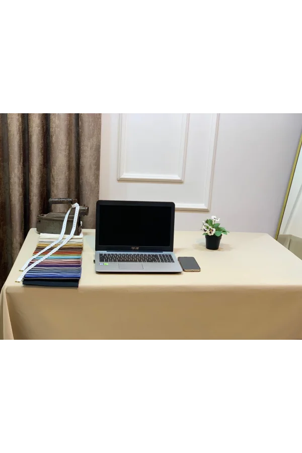 NİVEMESHOME KETEN TREND MASA ÖRTÜSÜ BEJ APM