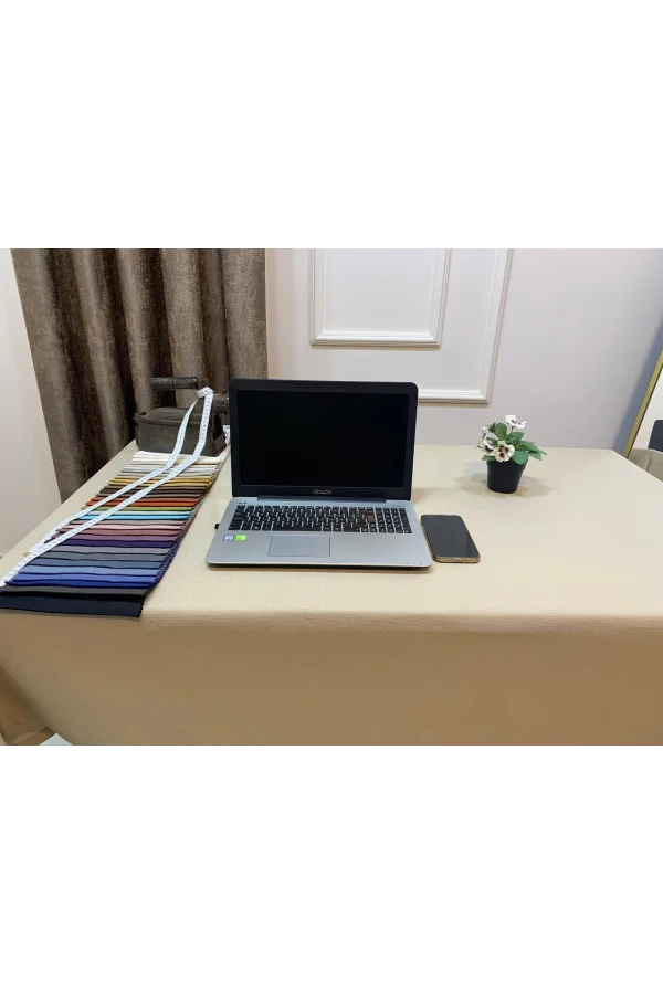 NİVEMESHOME KETEN TREND MASA ÖRTÜSÜ BEJ APM