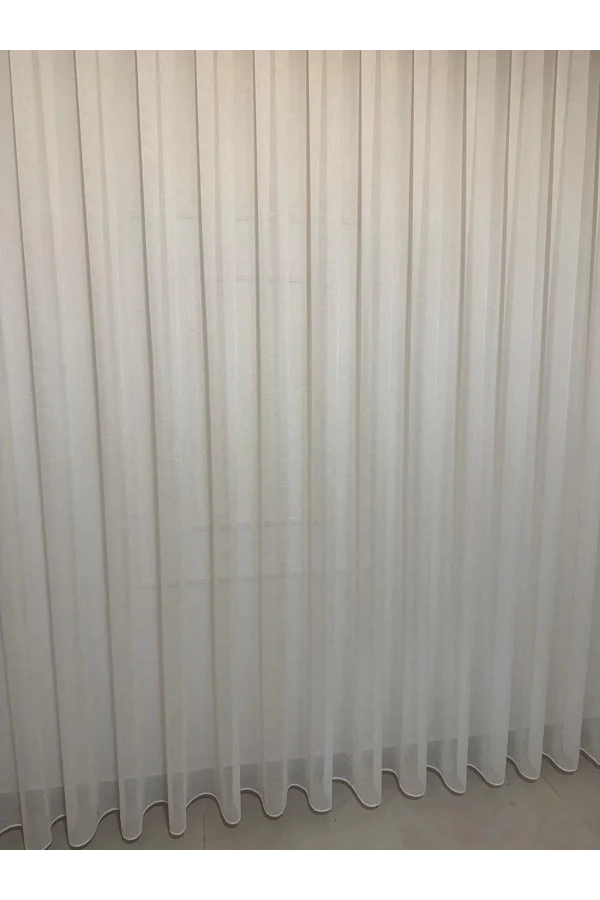 NİVEMESHOME LEINEN VOILE VORHANG EYMES SEZER WÜSTENDESIGN 1/3 DICK GEPLISSIERTE VOILE VORHANG APM