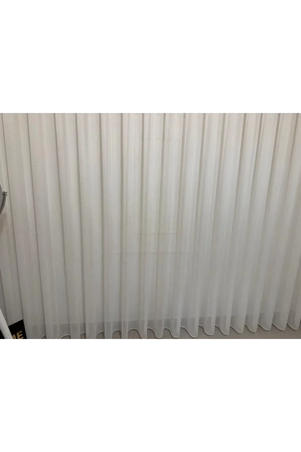 NİVEMESHOME LEINEN VOILE VORHANG EYMES SEZER WÜSTENDESIGN 1/3 DICK GEPLISSIERTE VOILE VORHANG APM