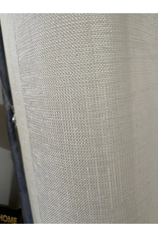 NİVEMESHOME LEINEN VOILE SHEER DESIGN 1/2.5 FOLD TULLE VORHANG APM