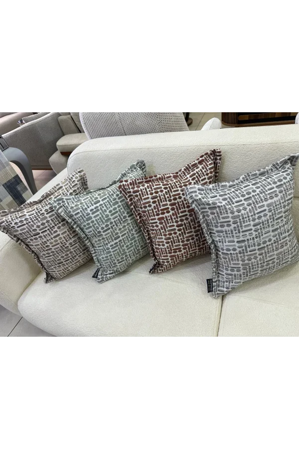 NIVEMESHOME CUSCINO COPRI CUSCINO 45X45 LISA 02 VERDE