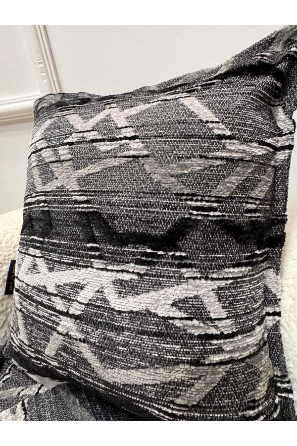 NIVEMESHOME CUSHION COVER 45X45 MATEO 67-01 ANTHRACITE GRAY
