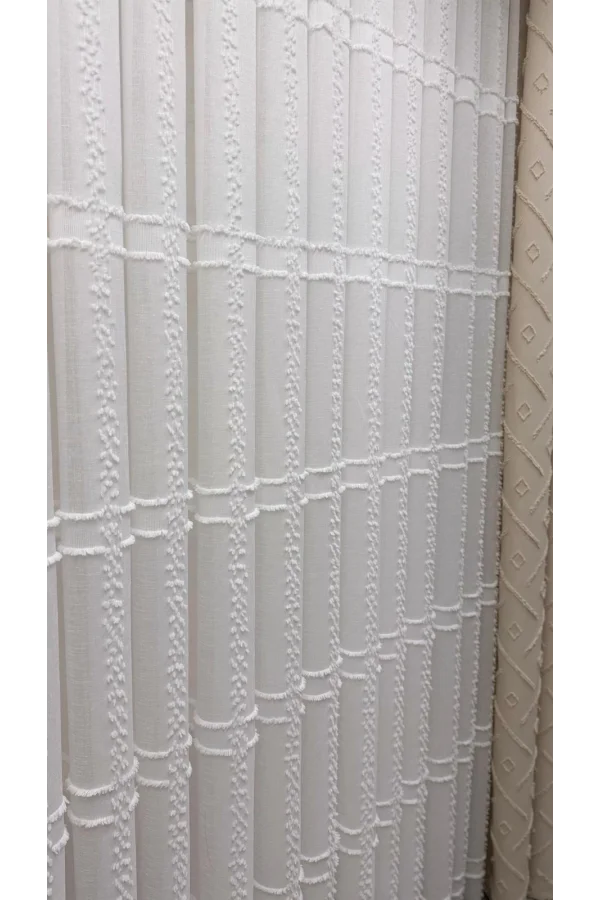 NİVEMESHOME KONAK 1-0028 ECRU 1/2,5 PLEATED TULLE CURTAIN