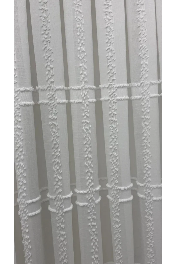 NİVEMESHOME KONAK 1-0028 ECRU 1/2,5 PLEATED TULLE CURTAIN