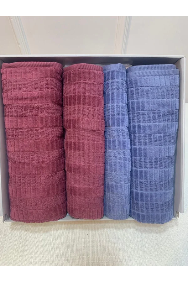 NIVEMESHOME LAND INDIGO-ROSA BAGNO SET ÖZDILEK