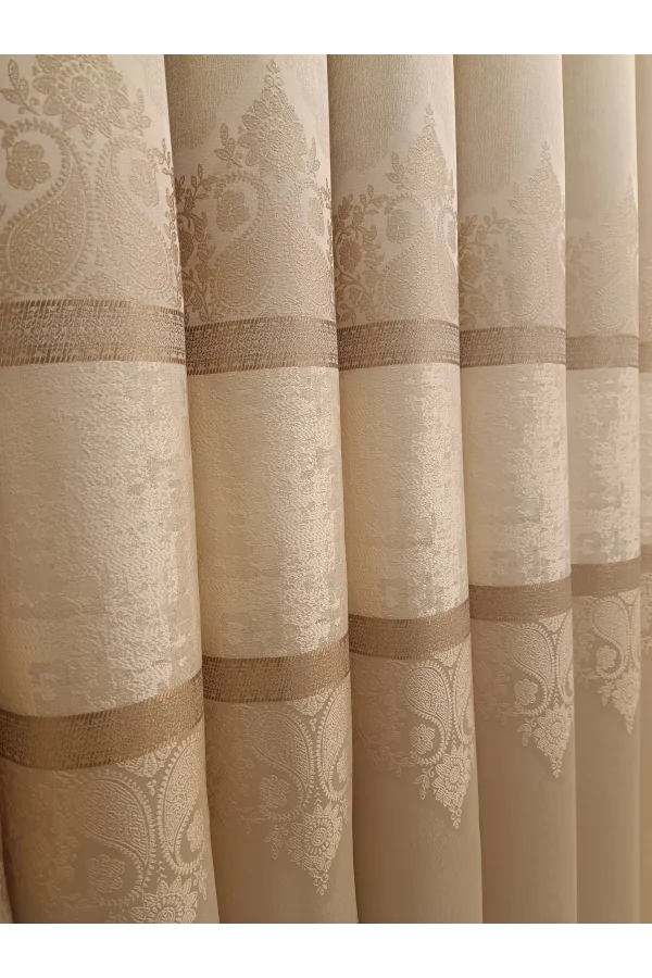 NİVEMESHOME LAVINYA VIZON V-115 (WIEN) 1/3 DICHT GEWEBTER VORHANG