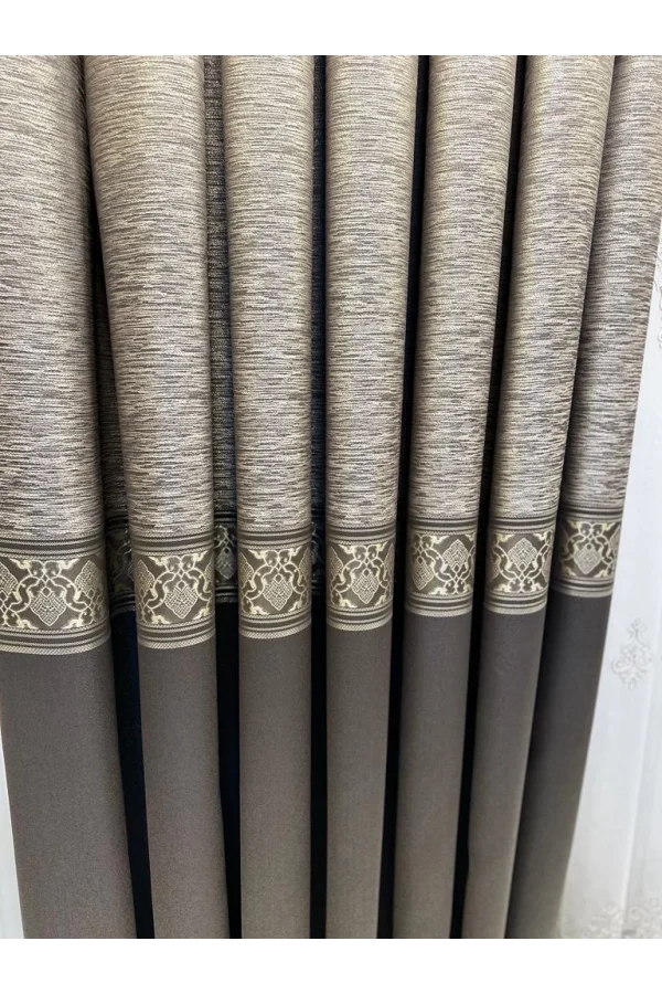 NİVEMESHOME ЛИКЬЯ FT632120 V-2503 АНТРАЦИТ 1/3 ПЛОТНОЕ ШЕЛКОВИСТОЕ ЗАТЕМНИТЕЛЕ РИДПЕР АПМ