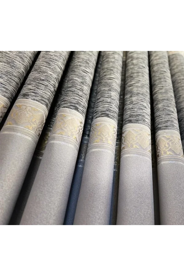 NİVEMESHOME ЛИКИЯ FT632120 V-5403 СЕРЕБРО 1/3 ПЛОТНЫЙ ЗАВИТОК ЗАНАВЕСА APM